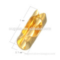 hot sale gold coloured plated gold clasps for necklaces